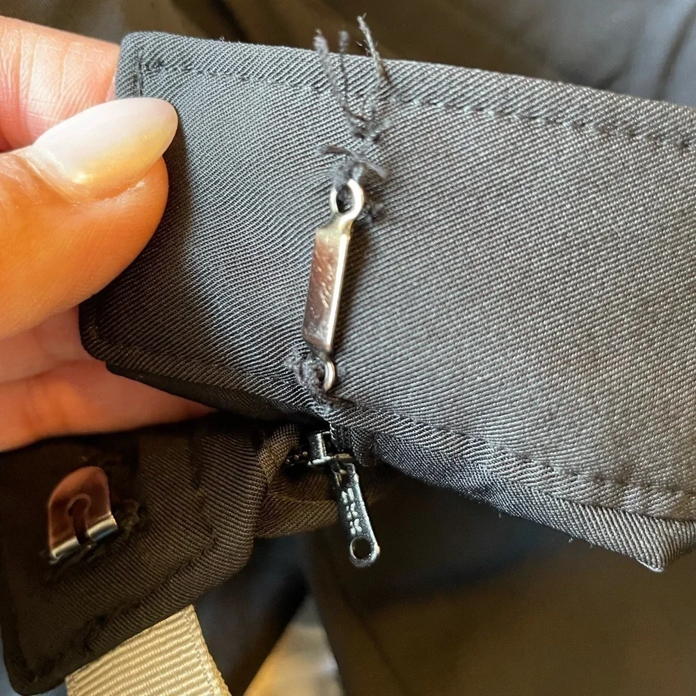 Chanel Identification Line Black Pants size 8